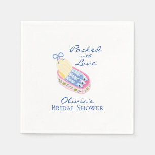 Sardines Bruiloftsfeest Vol Met Liefde Servet