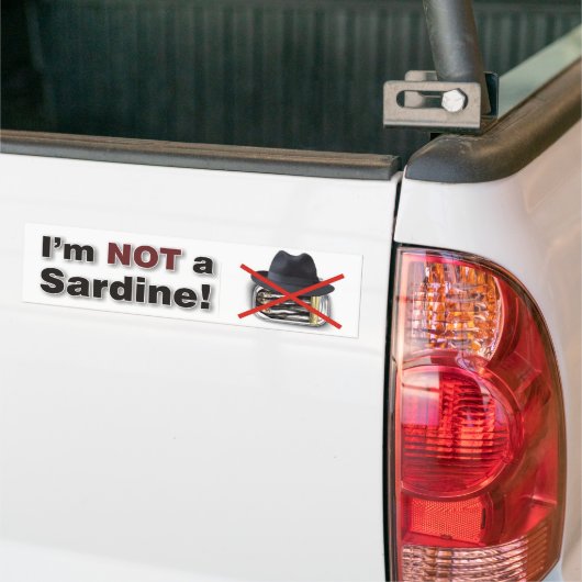 Sardines Bumpersticker (Op Truck)