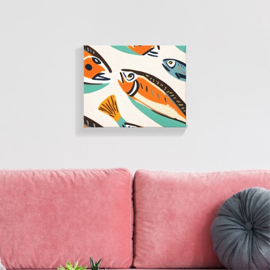 Sardines Canvas Afdruk (Insitu (Woonkamer))