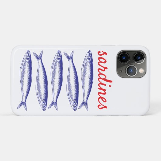 Sardines Case-Mate iPhone Case (Achterkant (horizontaal))