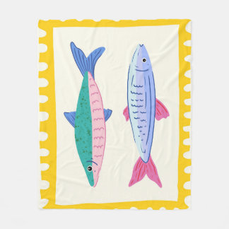 Sardines Duo Fleece Deken