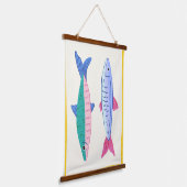 Sardines Duo Hangend Wandkleed (Gebogen)