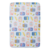 Sardines en citroenen badmat (Voorkant Verticaal)