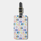 Sardines en citroenen bagagelabel (Voorkant verticaal)