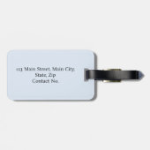 Sardines en citroenen bagagelabel (Achterkant horizontaal)