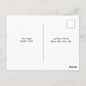 Sardines en Citroenen Briefkaart (Achterkant)