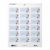 Sardines en citroenen etiket (Full Sheet)