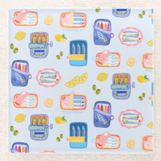 Sardines en Citroenen Glazen Onderzetter