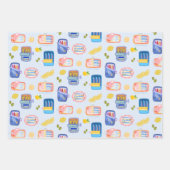 Sardines en citroenen inpakpapier vel (Voorkant 2)