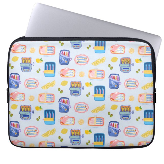 Sardines en Citroenen Laptop Sleeve (Voorkant)
