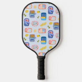 Sardines en citroenen pickleball paddle