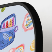 Sardines en citroenen pickleball paddle (Links Detail)