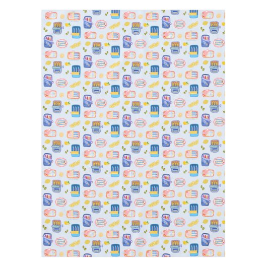 Sardines en citroenen tafelkleed (Voorkant)