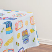 Sardines en citroenen tafelkleed (Voorbeeld)