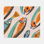 Sardines Fleece Deken (Voorkant (Horizontaal))