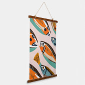 Sardines Hangend Wandkleed (Gebogen)