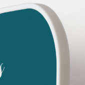 Sardines-Hawaiiaans Blauwgroen Pickleball Paddle (Links Detail)