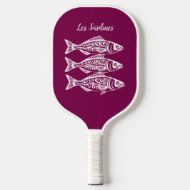 Sardines-Hawaiian Fisherman Core Wijnkleur Pickleball Paddle