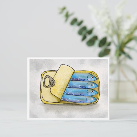Sardines, Hé Briefkaart (Staand voorkant)
