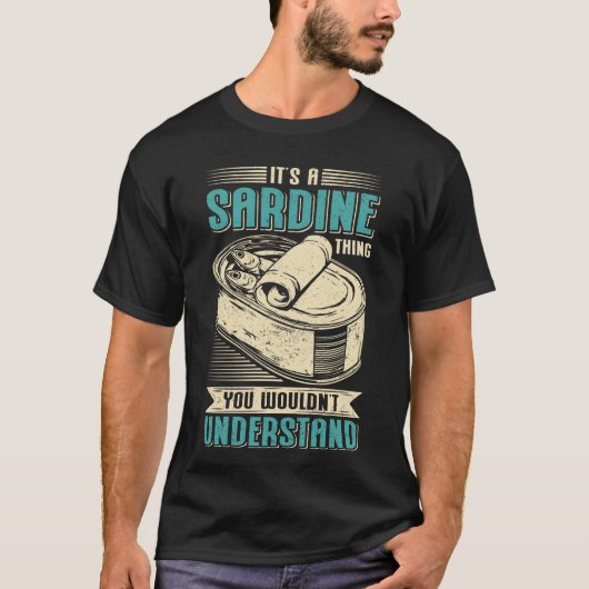 Sardines houden van sardines t-shirt (Voorkant)