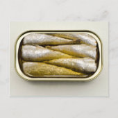 Sardines in blik briefkaart (Voorkant)