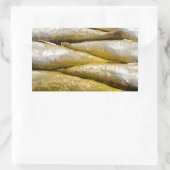Sardines in blik rechthoekige sticker (Tas)