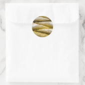 Sardines in blik ronde sticker (Tas)