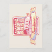 Sardines in een blik briefkaart (Voorkant)