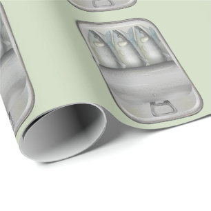 Sardines in een blik cadeaupapier
