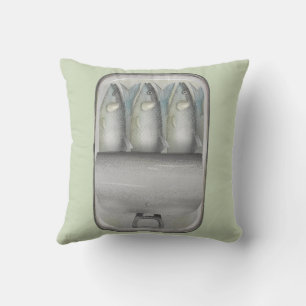 Sardines in een blik kussen