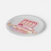 Sardines in een blik papieren bordje (Gekanteld)