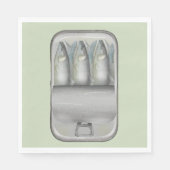 Sardines in een blik servet (Voorkant)