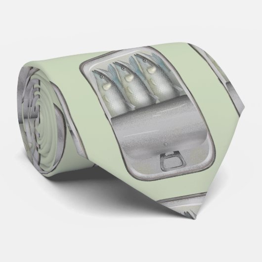 Sardines in een blik stropdas (Opgerold)