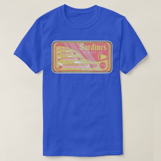 Sardines in een blik t-shirt (Design voorkant)