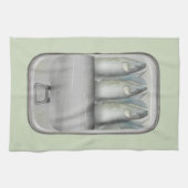 Sardines in een blik theedoek (Horizontaal)
