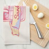 Sardines in een blik theedoek (Quarter Fold)