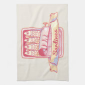 Sardines in een blik theedoek (Verticaal)