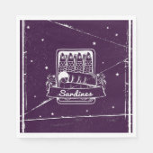 Sardines in een blik Verontwaardigd Servet (Voorkant)