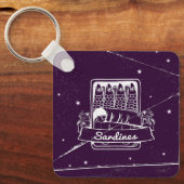 Sardines in een blik Verontwaardigd Sleutelhanger (Voorkant)