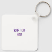 Sardines in een blik Verontwaardigd Sleutelhanger (Achterkant)