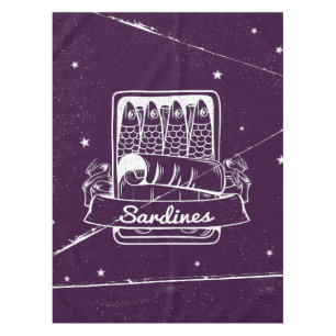 Sardines in een blik Verontwaardigd Tafelkleed