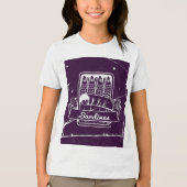 Sardines in een blik Verontwaardigd Tri-Blend Shirt (Voorkant)