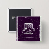 Sardines in een blik Verontwaardigd Vierkante Button 5,1 Cm (Voorkant /achterkant)