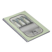 Sardines in een blikje notitieboek (Rechterzijde)