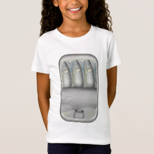 Sardines in een blikje t-shirt