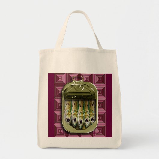 sardines in roze tote bag (Voorkant)