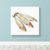 Sardines (loods) canvas afdruk (Insitu (Houten vloer))