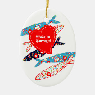 Sardines Made in Portugal Keramisch Ornament