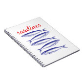 Sardines Notitieboek (Rechterzijde)