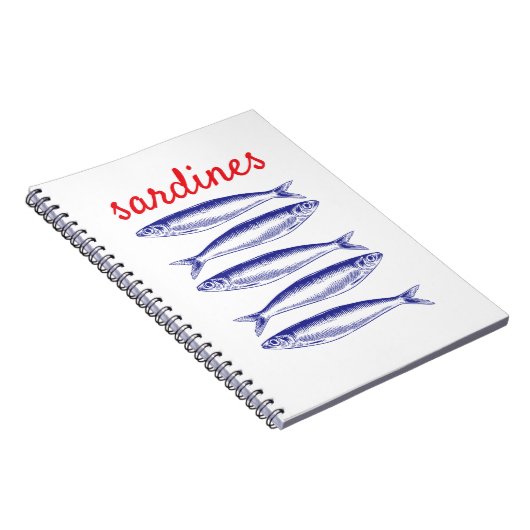 Sardines Notitieboek (Rechterzijde)